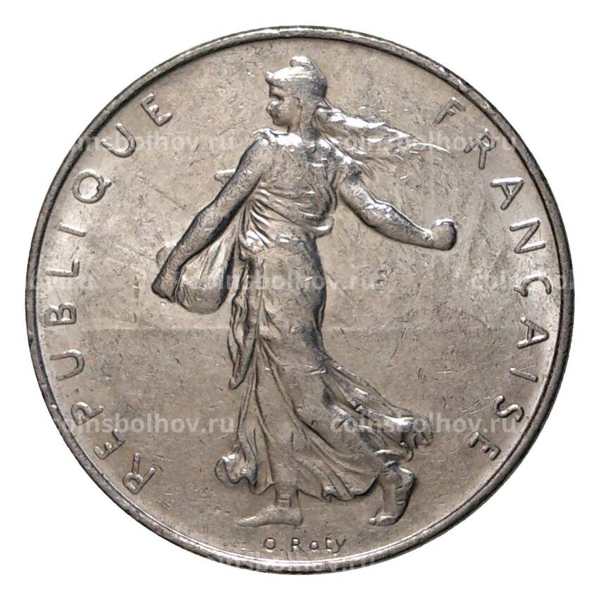 Монета 1 франк 1991 года (вид 2)