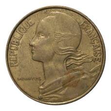 Монета 10 сантимов 1987 года (реверс)