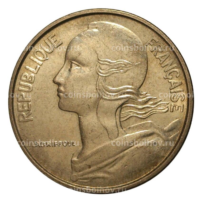 Монета 50 сантимов 1962 года (вид 2)
