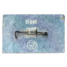 Значок 150 лет со дня рождения И.С. Тургенева (вид 2)