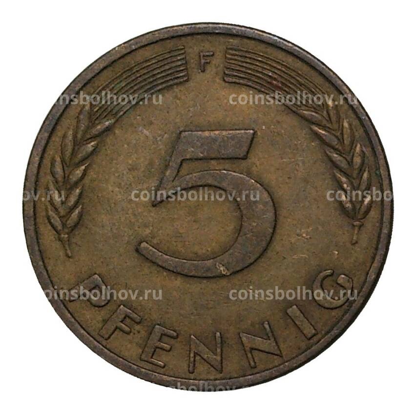 Монета 5 пфеннигов 1949 года F (вид 2)