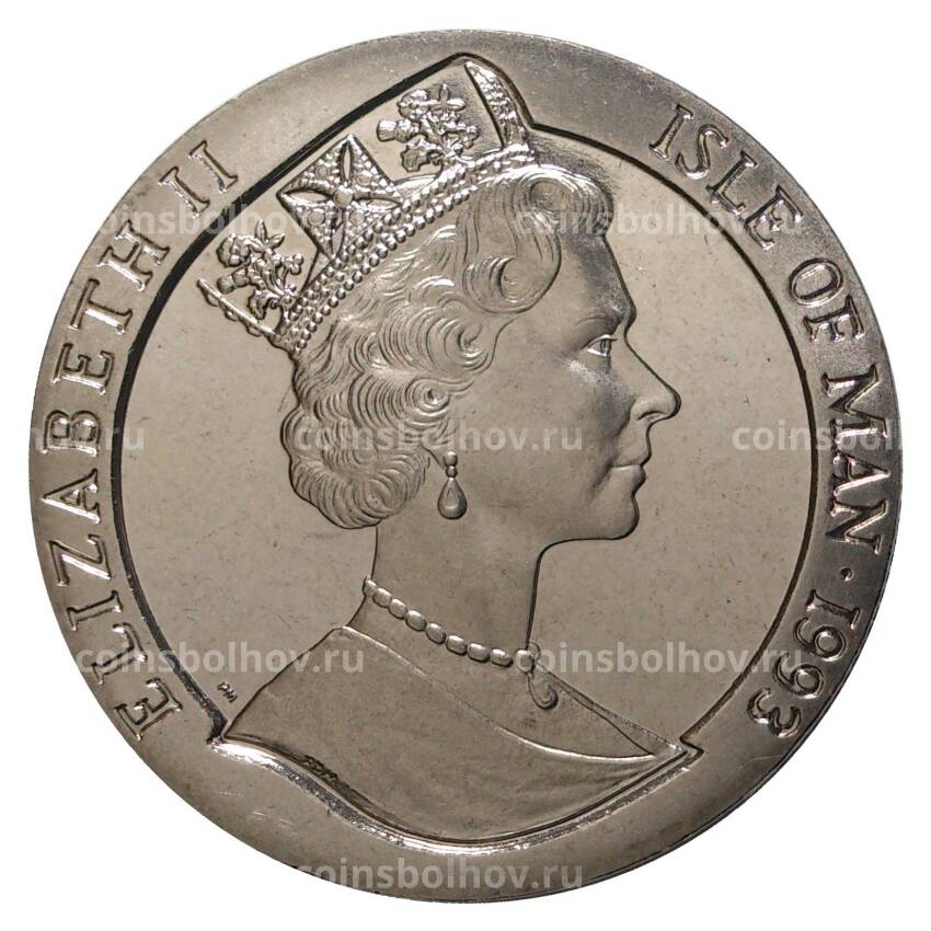 Монета 1 крона 1993 года Год петуха (вид 2)