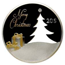 Монета 20 долларов 2012 года Счастливого Рождества (аверс)