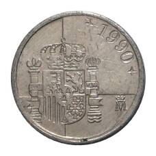 Монета 1 песета 1990 года Испания (аверс)