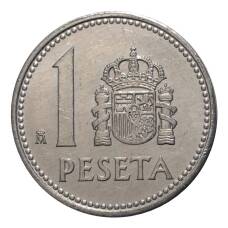 Монета 1 песета 1984 года (реверс)