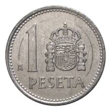 Монета 1 песета 1987 года (реверс)