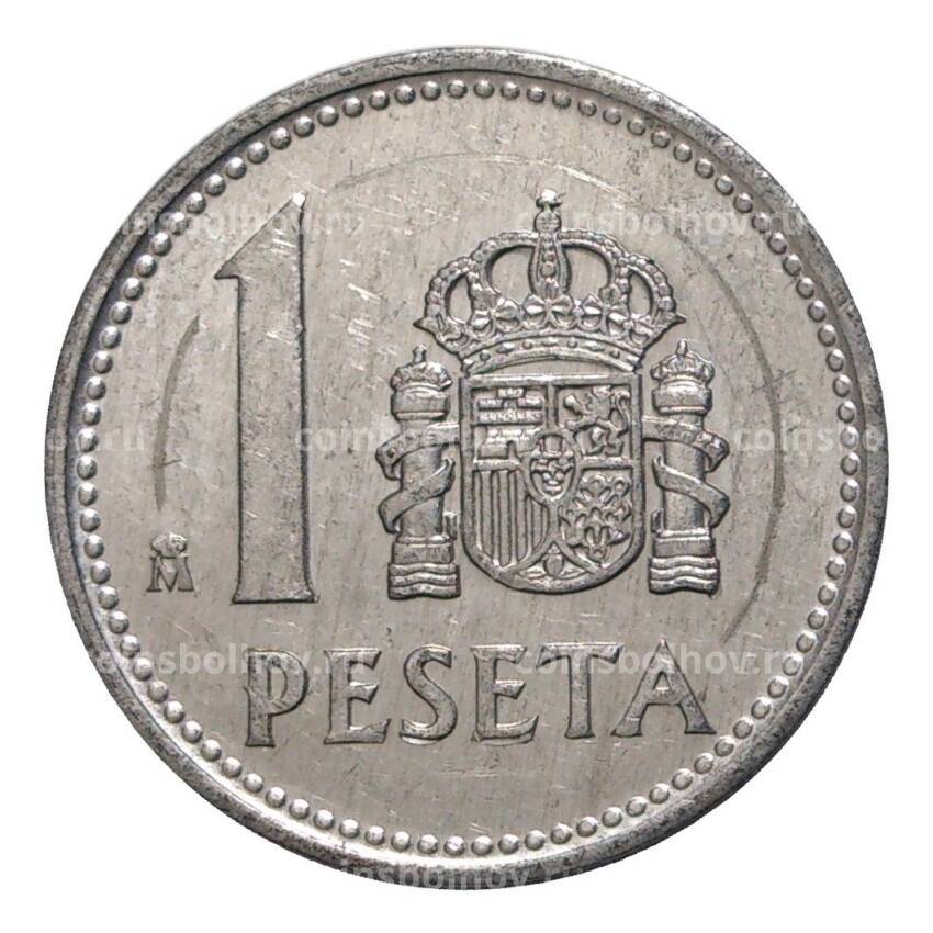 Монета 1 песета 1987 года (вид 2)