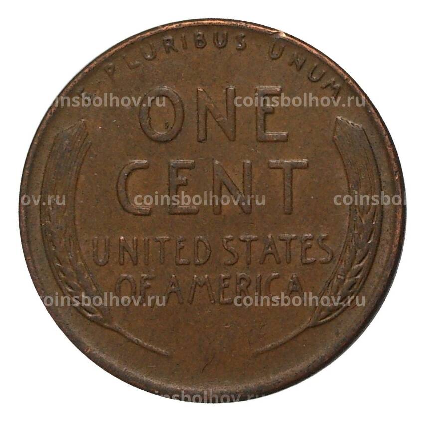 Монета 1 цент 1952 года D (вид 2)