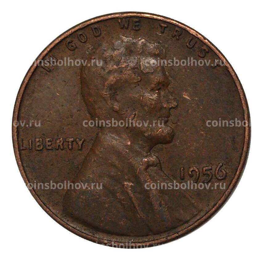 Монета 1 цент 1956 года