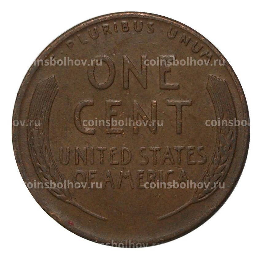 Монета 1 цент 1957 года D (вид 2)