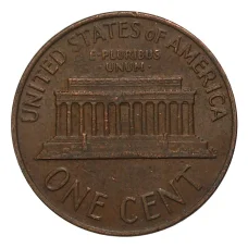 Монета 1 цент 1964 года (реверс)