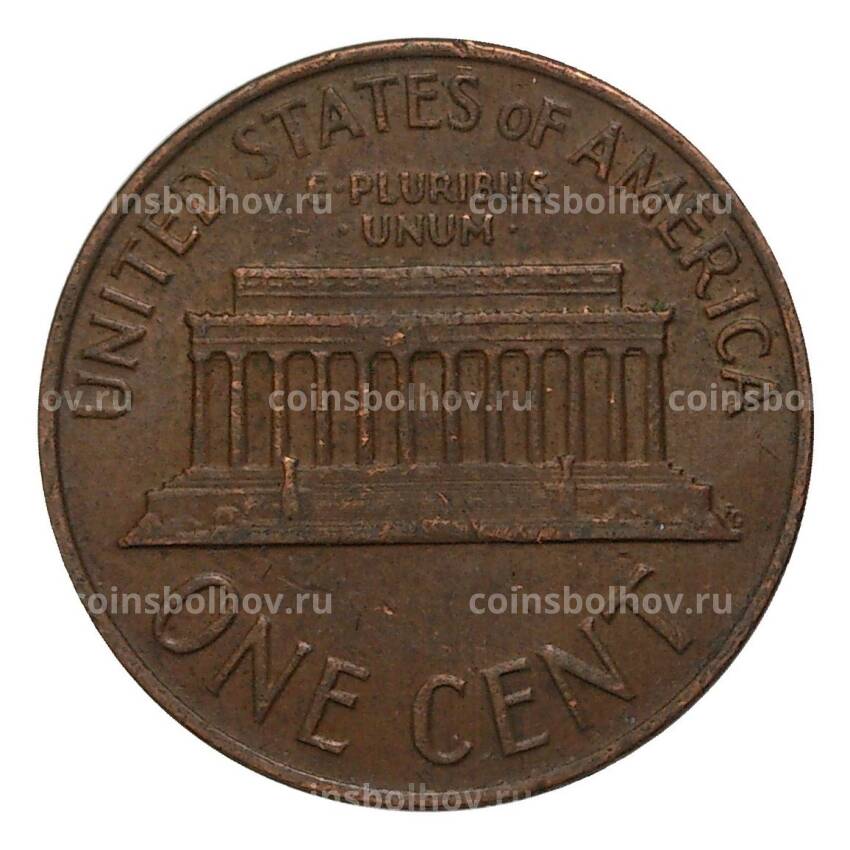 Монета 1 цент 1964 года (вид 2)