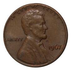 Монета 1 цент 1967 года (аверс)