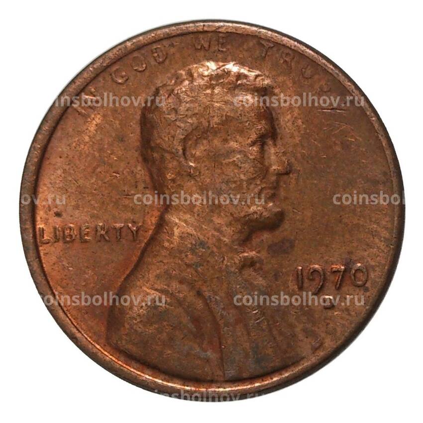 Монета 1 цент 1970 года D