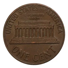 Монета 1 цент 1972 года (реверс)