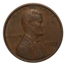 Монета 1 цент 1973 года (аверс)