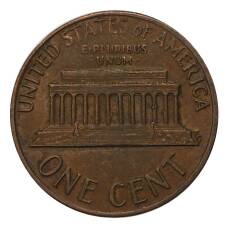 Монета 1 цент 1973 года (реверс)