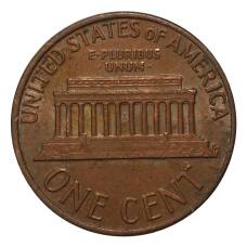 Монета 1 цент 1974 года (реверс)