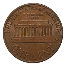 Монета 1 цент 1974 года (реверс)