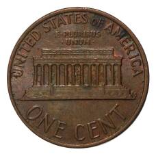 Монета 1 цент 1975 года (реверс)