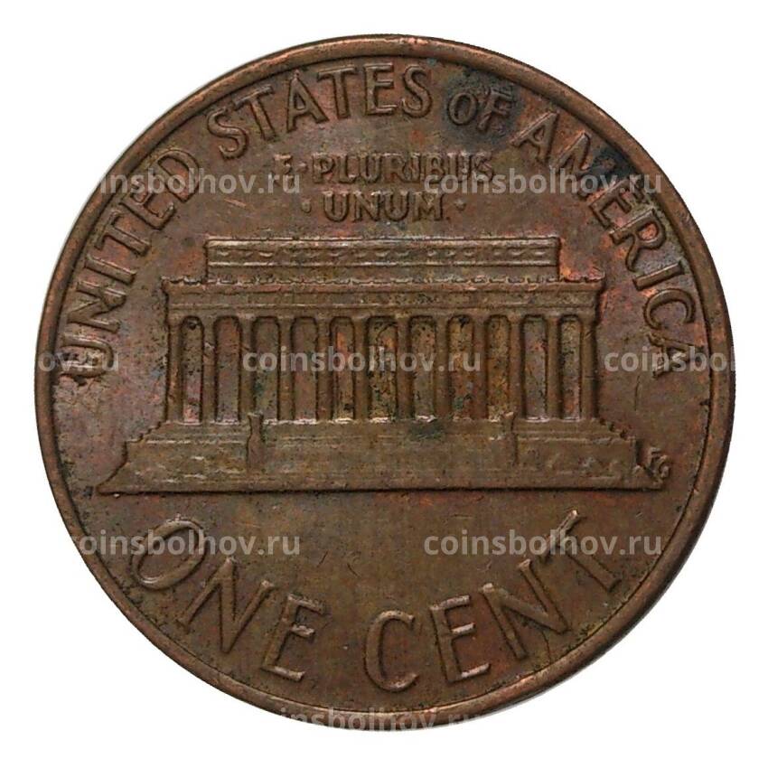 Монета 1 цент 1975 года (вид 2)