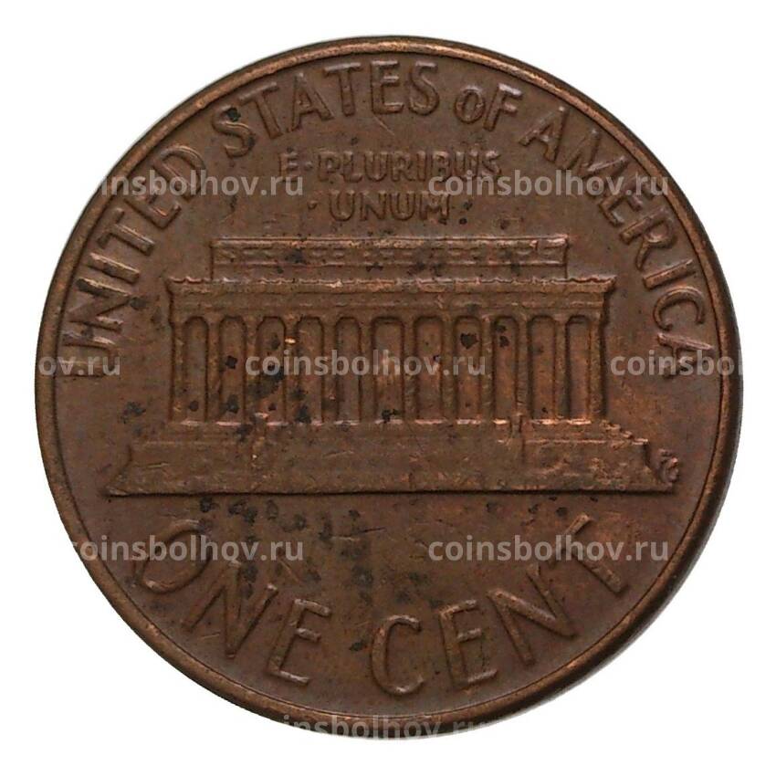 Монета 1 цент 1975 года D (вид 2)