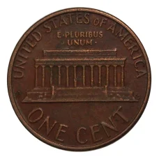 Монета 1 цент 1980 года D (реверс)