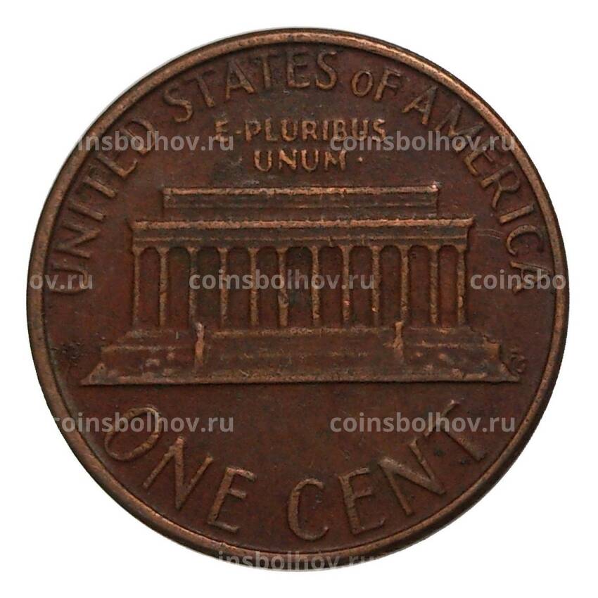 Монета 1 цент 1980 года D (вид 2)