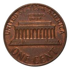 Монета 1 цент 1981 года (реверс)