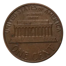 Монета 1 цент 1981 года D (реверс)