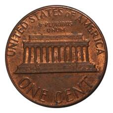 Монета 1 цент 1984 года D (реверс)