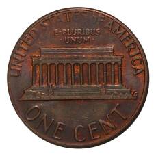 Монета 1 цент 1985 года (реверс)