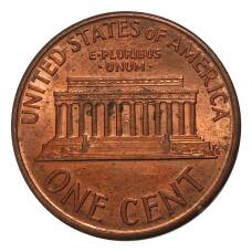 Монета 1 цент 1989 года (реверс)