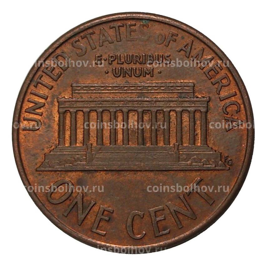 Монета 1 цент 1989 года D (вид 2)