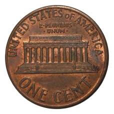 Монета 1 цент 1990 года (реверс)