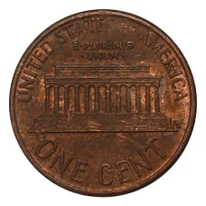 Монета 1 цент 1991 года D (реверс)