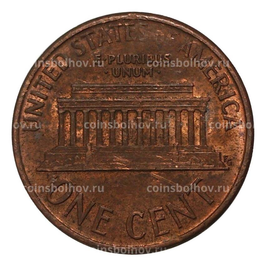 Монета 1 цент 1991 года D (вид 2)