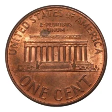 Монета 1 цент 1994 года (реверс)