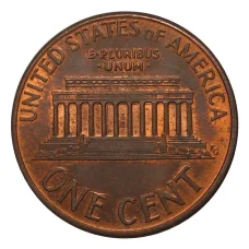 Монета 1 цент 1994 года D (реверс)