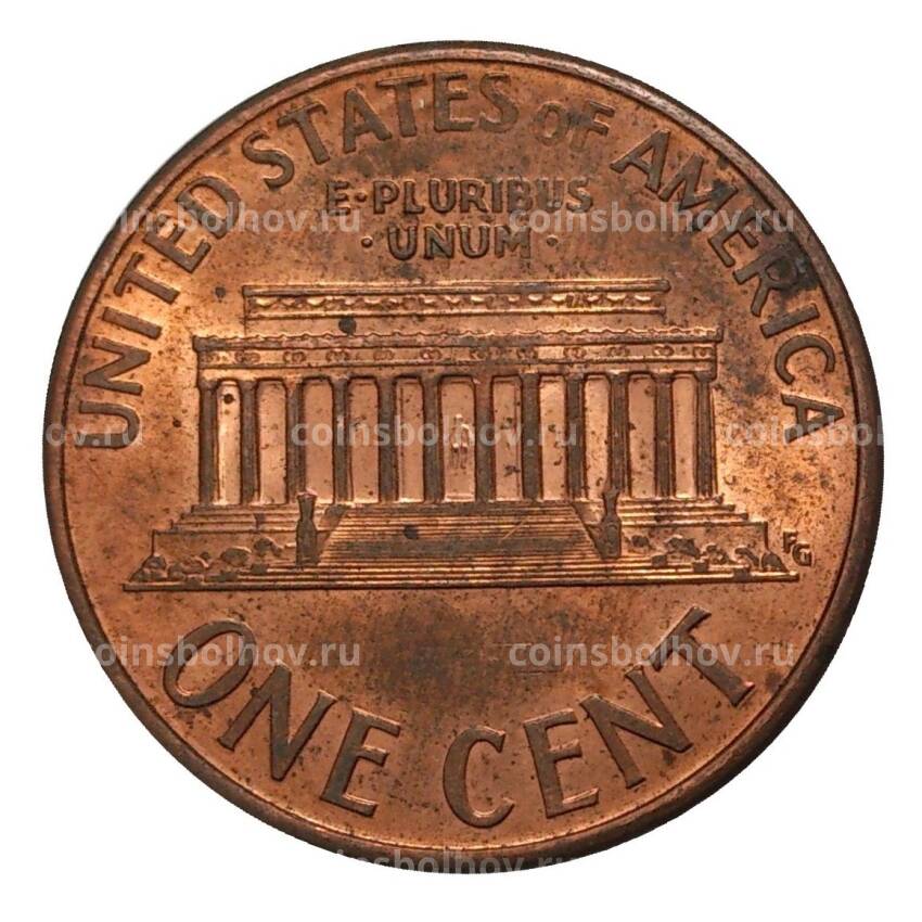Монета 1 цент 1995 года (вид 2)