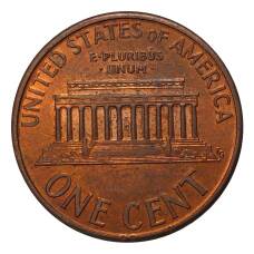 Монета 1 цент 1995 года D (реверс)