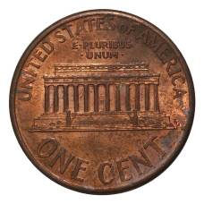 Монета 1 цент 1996 года (реверс)