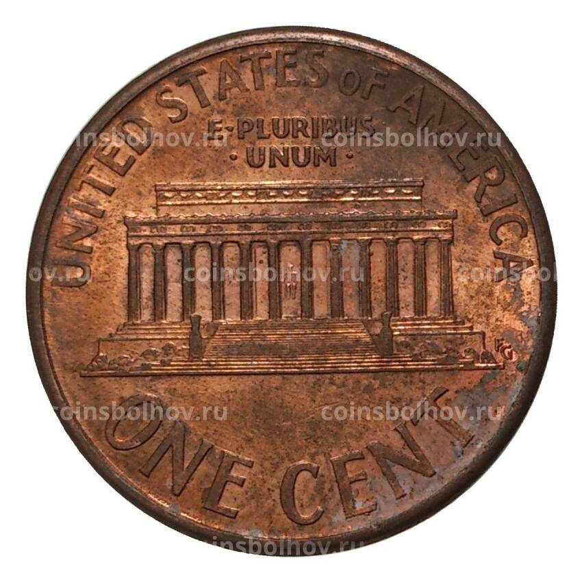 Монета 1 цент 1996 года (вид 2)