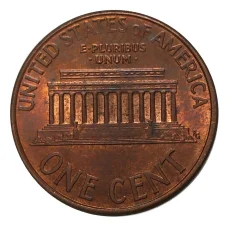 Монета 1 цент 1997 года D (реверс)