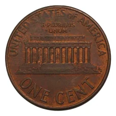 Монета 1 цент 1998 года (реверс)