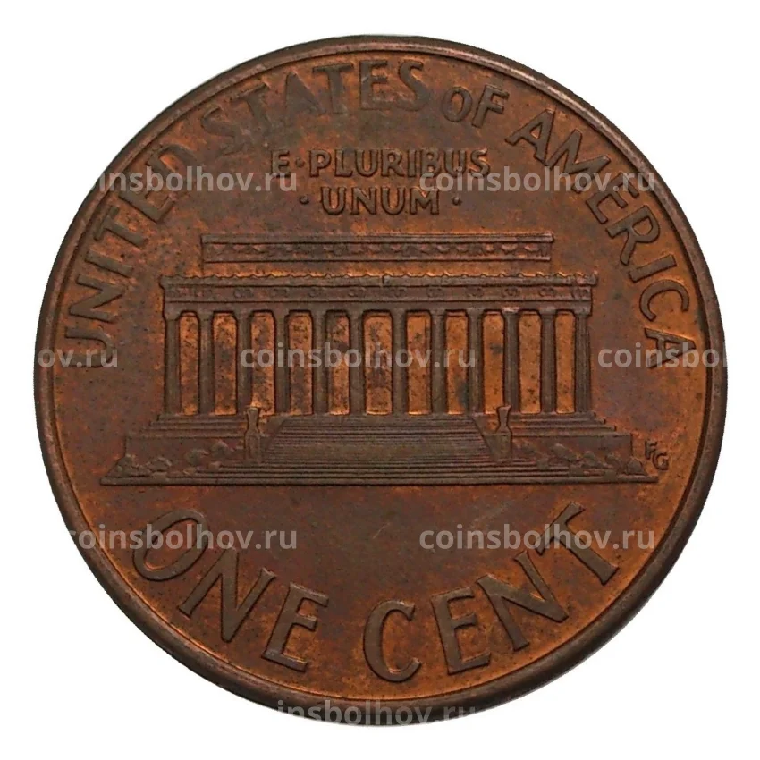 Монета 1 цент 1998 года (вид 2)