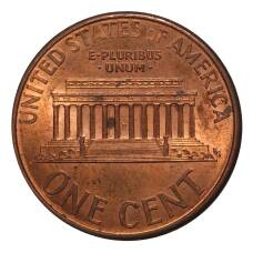 Монета 1 цент 1999 года (реверс)