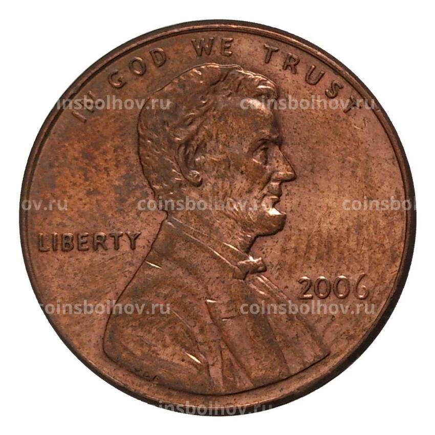 Монета 1 цент 2006 года