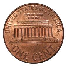 Монета 1 цент 2007 года D (реверс)