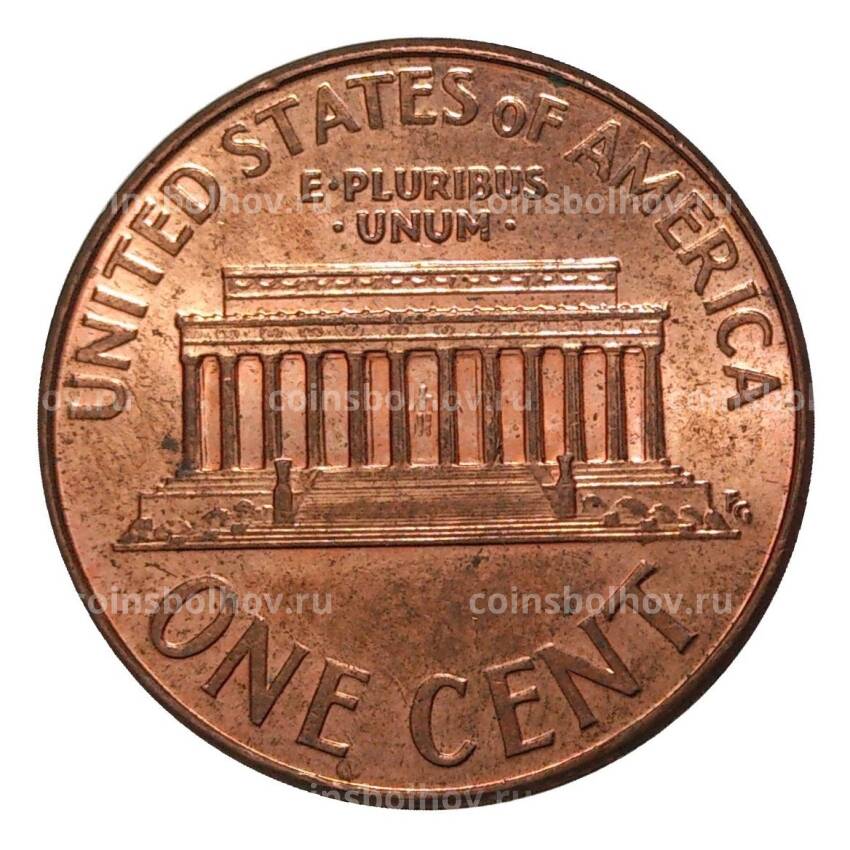 Монета 1 цент 2007 года D (вид 2)